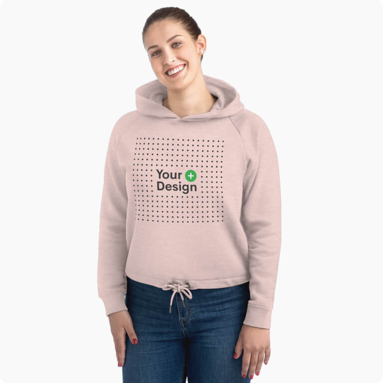 Create your own crop top outlet hoodie