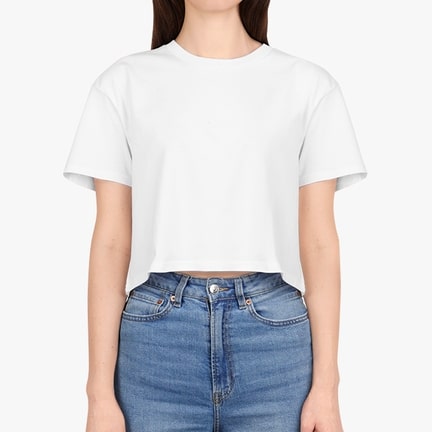 <a href="https://printify.com/app/products/659/as-colour/womens-crop-tee" target="_blank" rel="noopener"><span style="font-weight: 400; color: #17262b; font-size:16px">Women's Crop Tee</span></a>