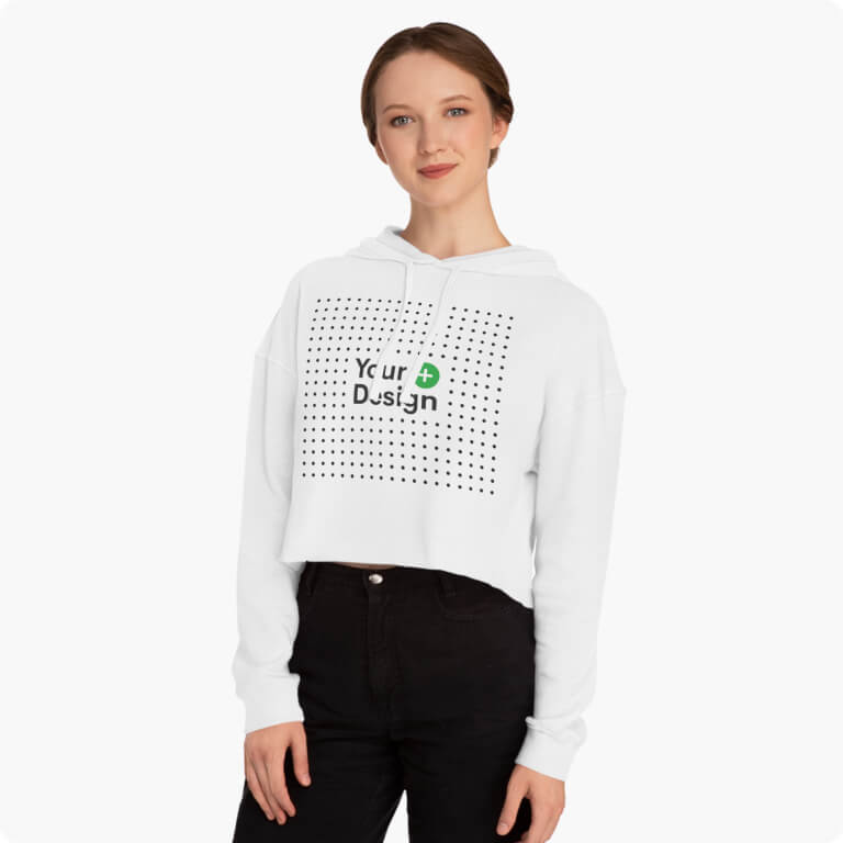 Custom best sale cropped sweatshirt