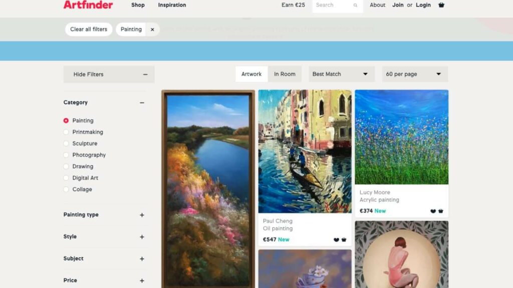 How To Sell Art Online And Make Money In 2024 Printify   Artfinder 1024x576 