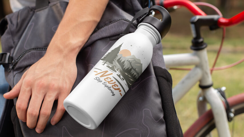 Create Your Own Print-On-Demand Water Bottle