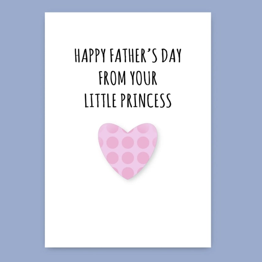 Fathers day sale card from daughter