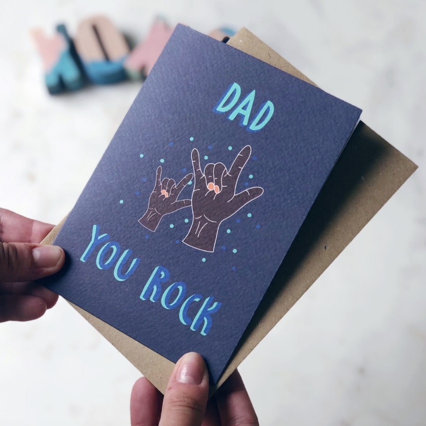 You're a Reel Cool Dad / Fish Hand Handprint Art / Father's Day Birthd –  PRINT IT OFF