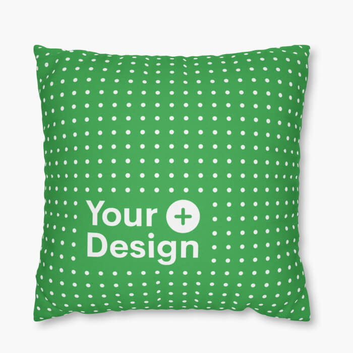 Personalizable Polyester Square Pillow