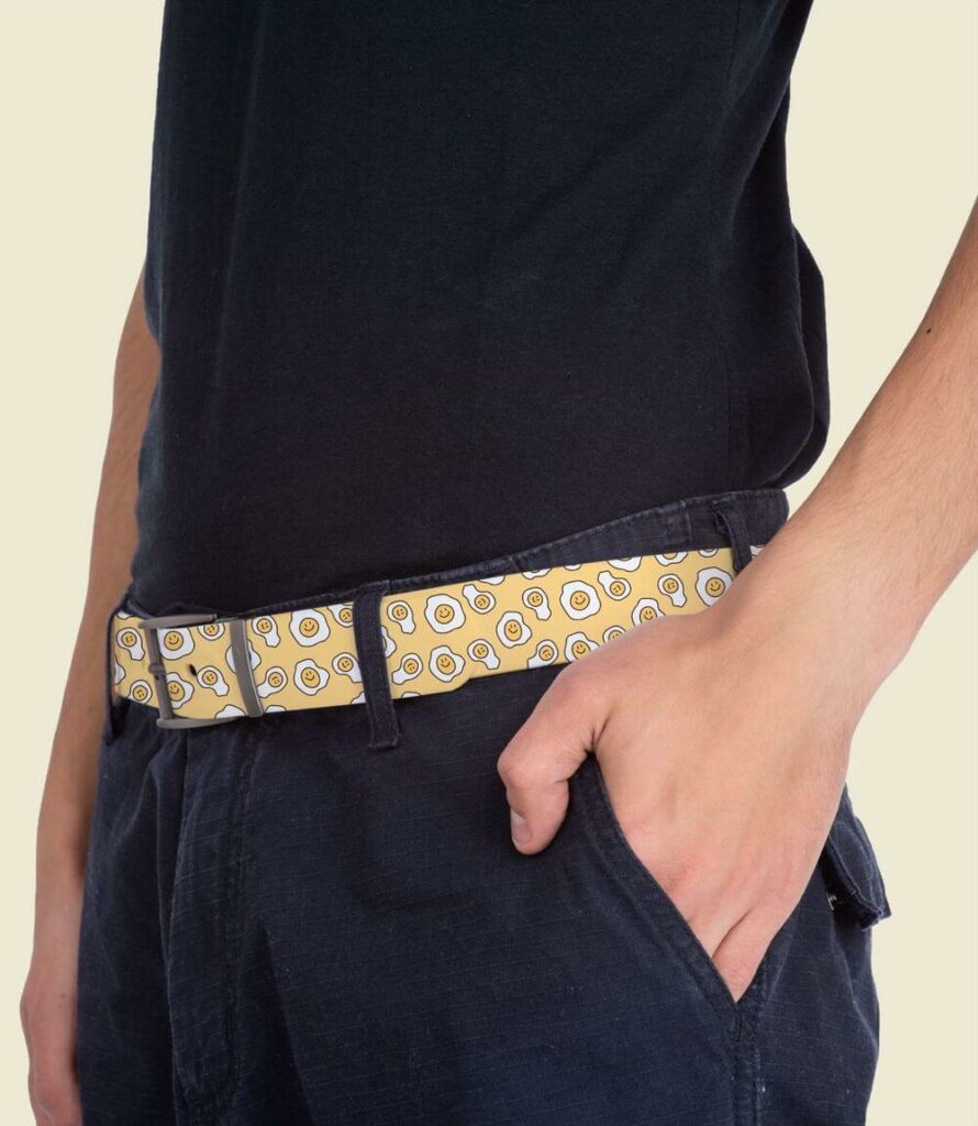 Personalized Fancy Cut-Out Leather Name Belt