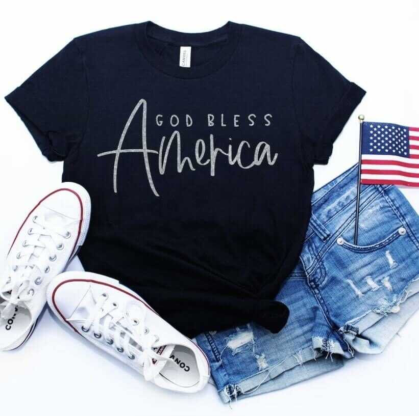 Patriotic 4th of July Shirt Ideas - Etsy_CustomTeaShirt