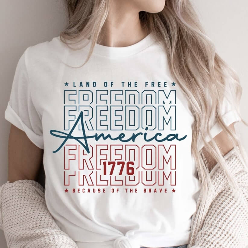 Patriotic 4th of July Shirt Ideas - Etsy_PaperPrintSVG