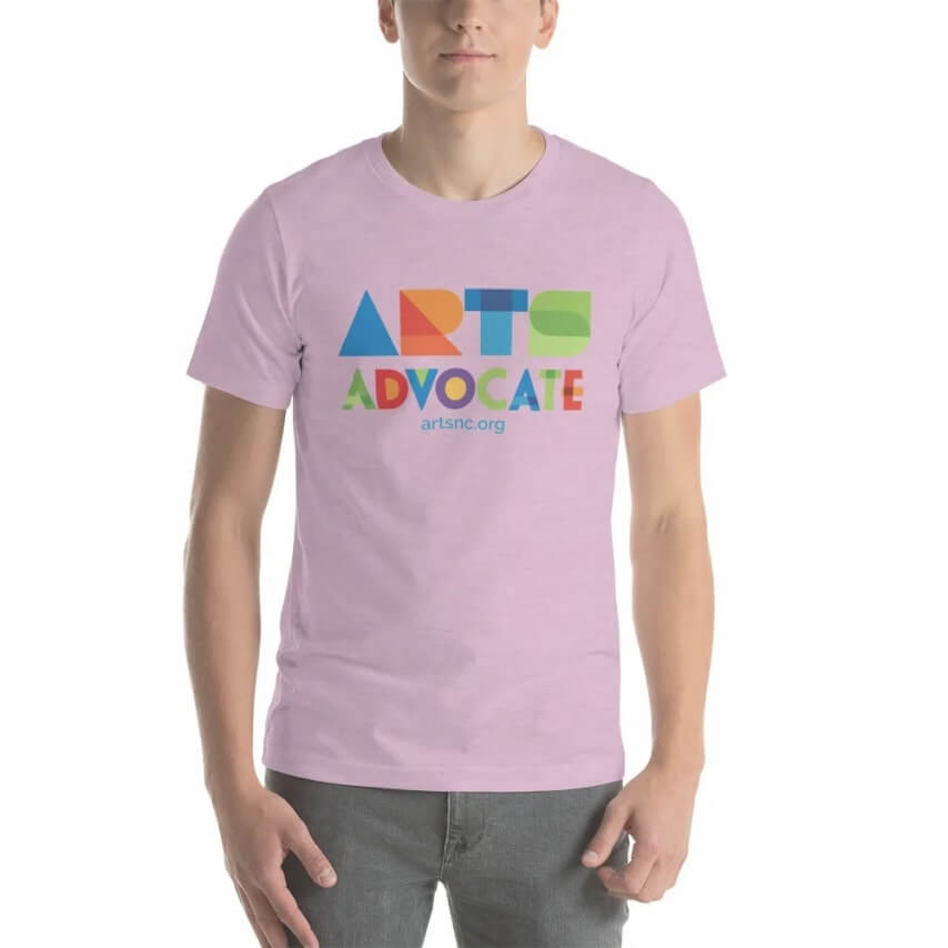 Arts Advocate 1 T-shirts for a cause: the Arts Advocate t-shirt for the Broadway Bridges organization.