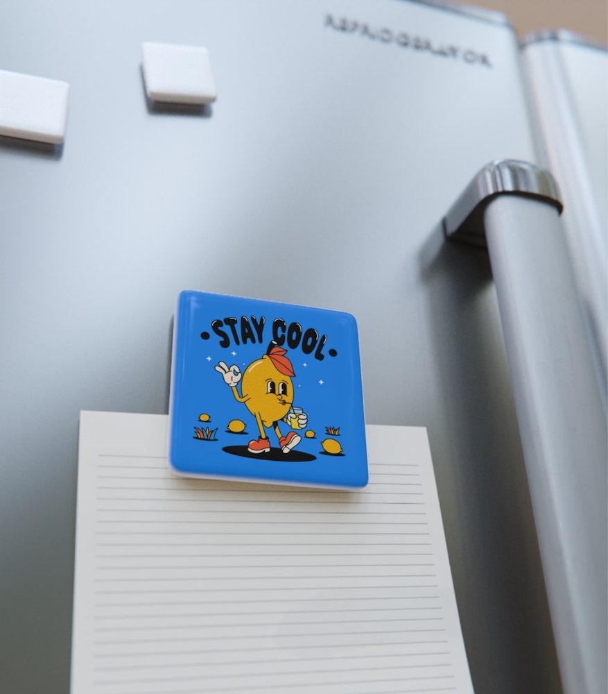 DIY Fridge Magnet Stickers Round Shape Home Decoration Creative