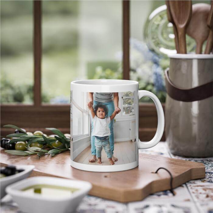 Custom Coffee Mugs Ceramic Cute Personalized Funny Design White