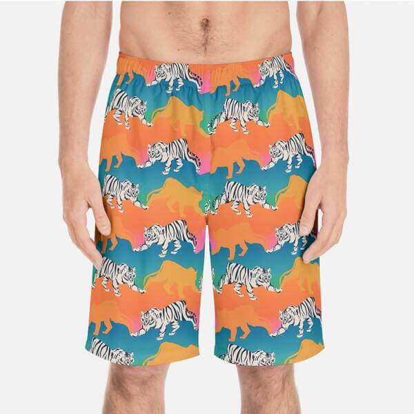 Custom made mens swim on sale trunks