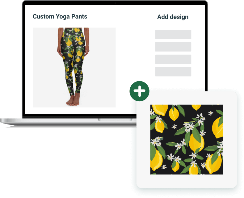 Custom shop yoga apparel