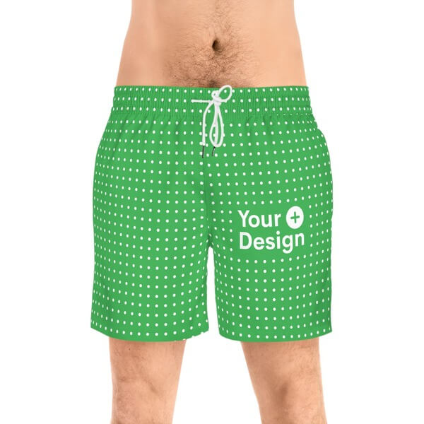 Custom Photo Swim Trunks - Personalized Funny Beach Shorts With Your Design For Men
