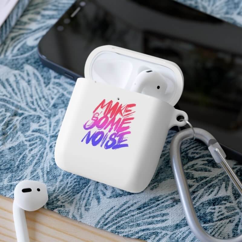 An image of a custom Apple AirPods case.
