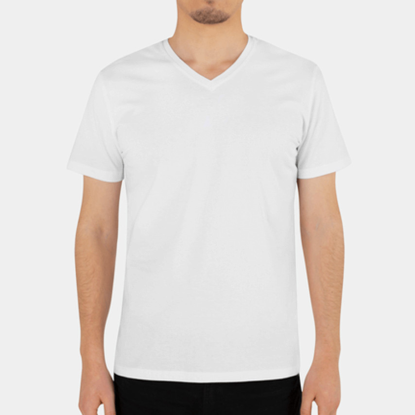 Mens Organic T Shirt White Fair Trade Certified Tee Shirt 100% Organic Cotton  Shirt GOTS Eco Friendly Crew Neck Plain White T-shirt 