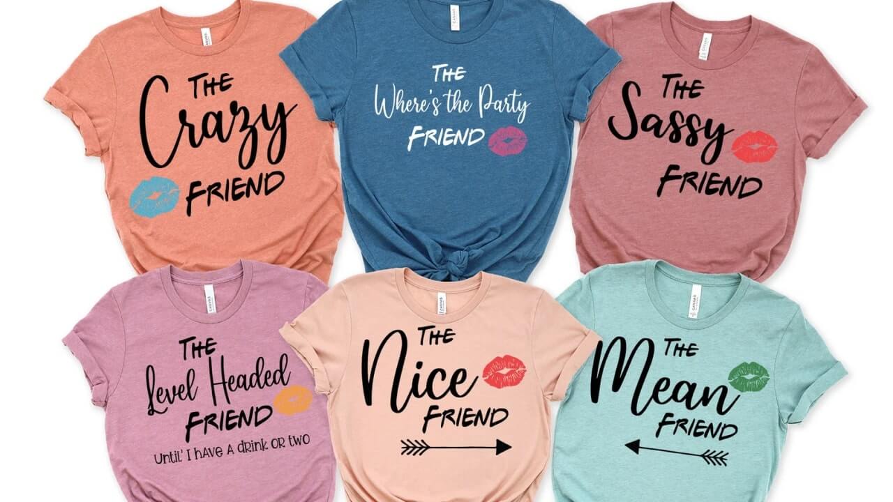50 Friend Shirt Ideas to Try in 2023 3