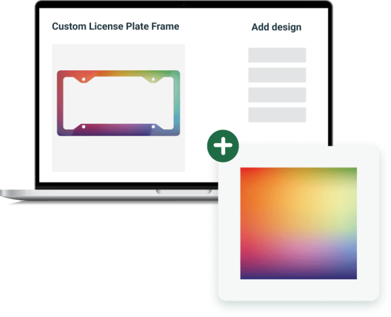 Create a Custom License Plate Frame Printify
