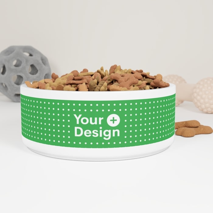 Personalized Dog Food Bowl Plastic Dog Bowl Custom Pet Bowl 