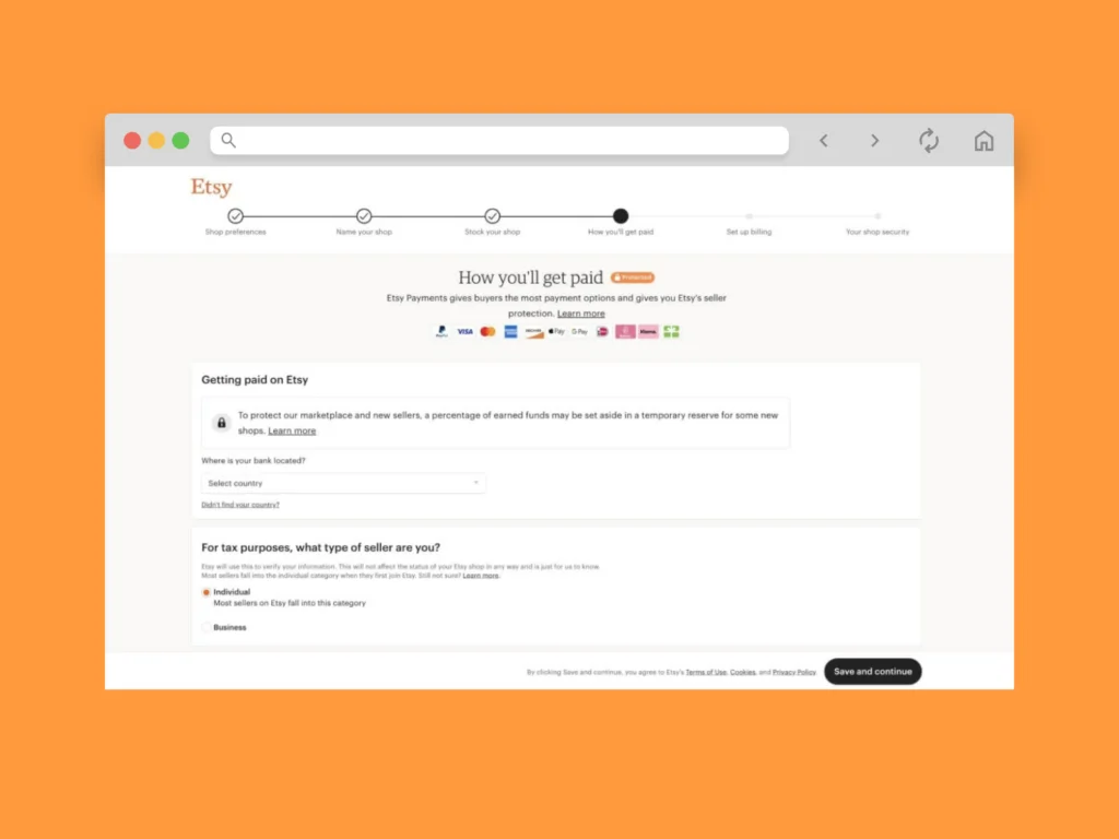 Choose how you’ll get paid