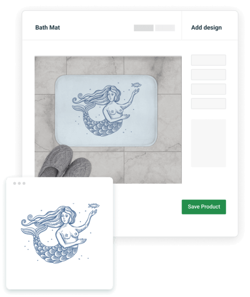 Create Custom Bath Mats Online - Printify