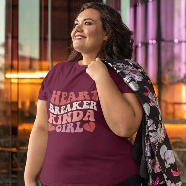 Plus size valentine discount shirts