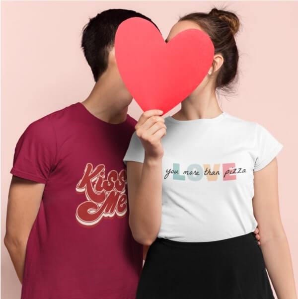 Valentine's day t shirts for women sale