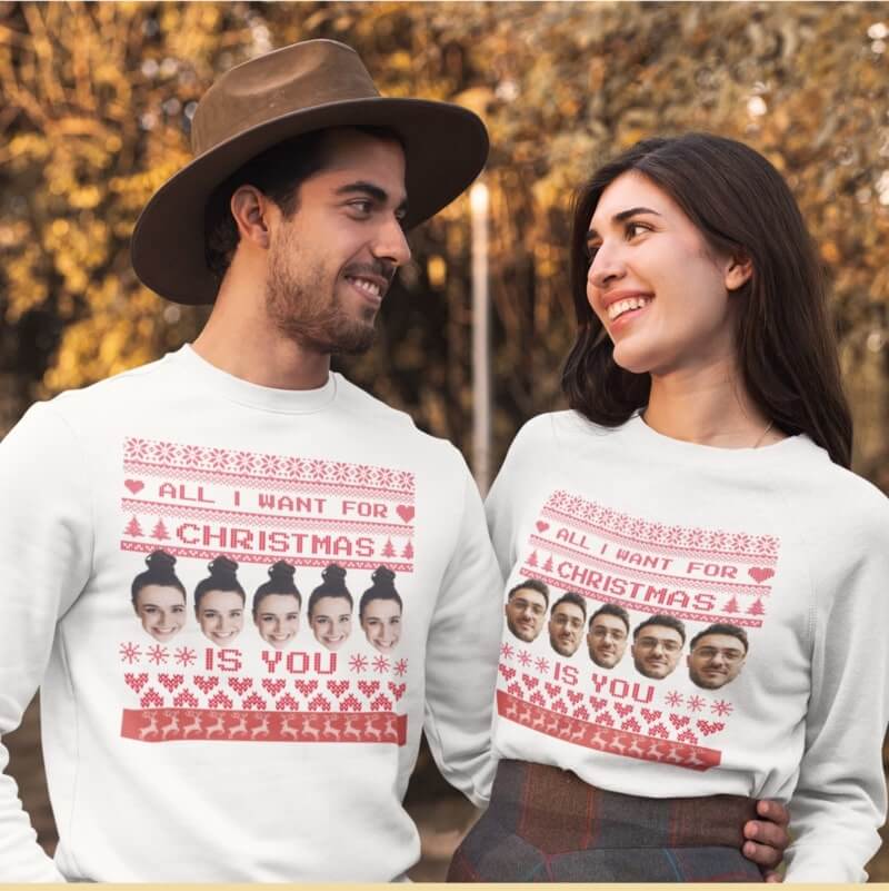 Couples tacky christmas clearance sweater