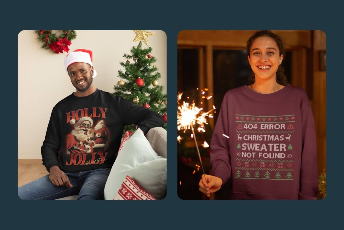 Design Your Own Custom Ugly Christmas Sweaters