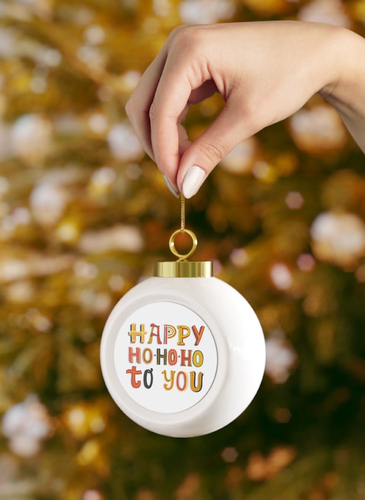 Personalized christmas ornament deals canada