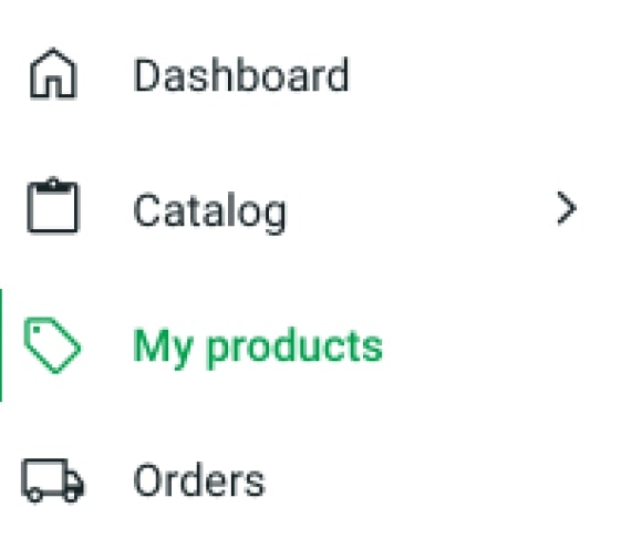 “My Products” section on Printify's Dashboard left-hand side.