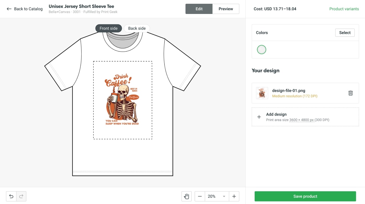 Free T-Shirt Design Software - Printify Mockup Generator