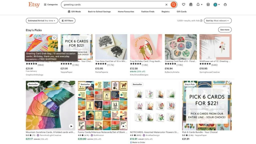 How to Sell Greeting Cards on Etsy With Print on Demand