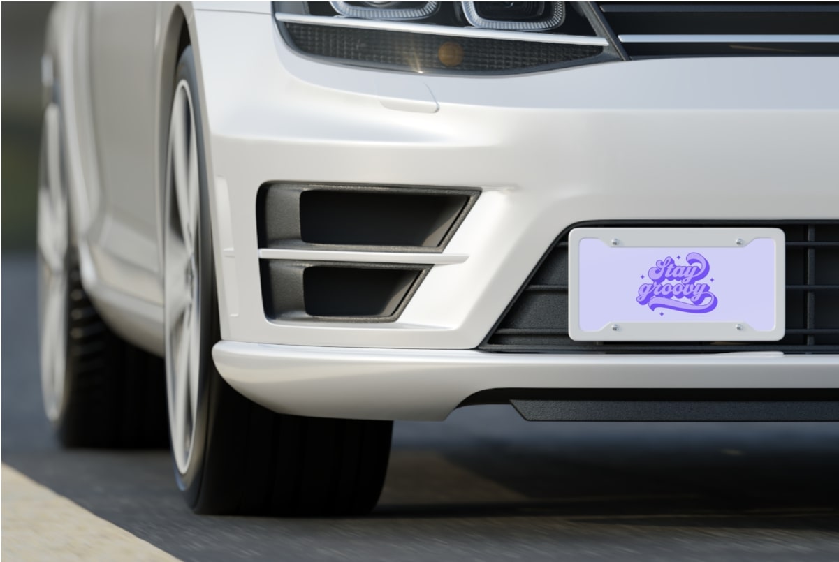Custom Front License Plate – Printify