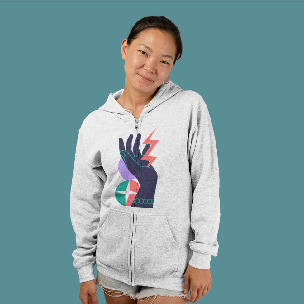 Order Personalized Zip up Hoodies in Bulk Product Creator 43