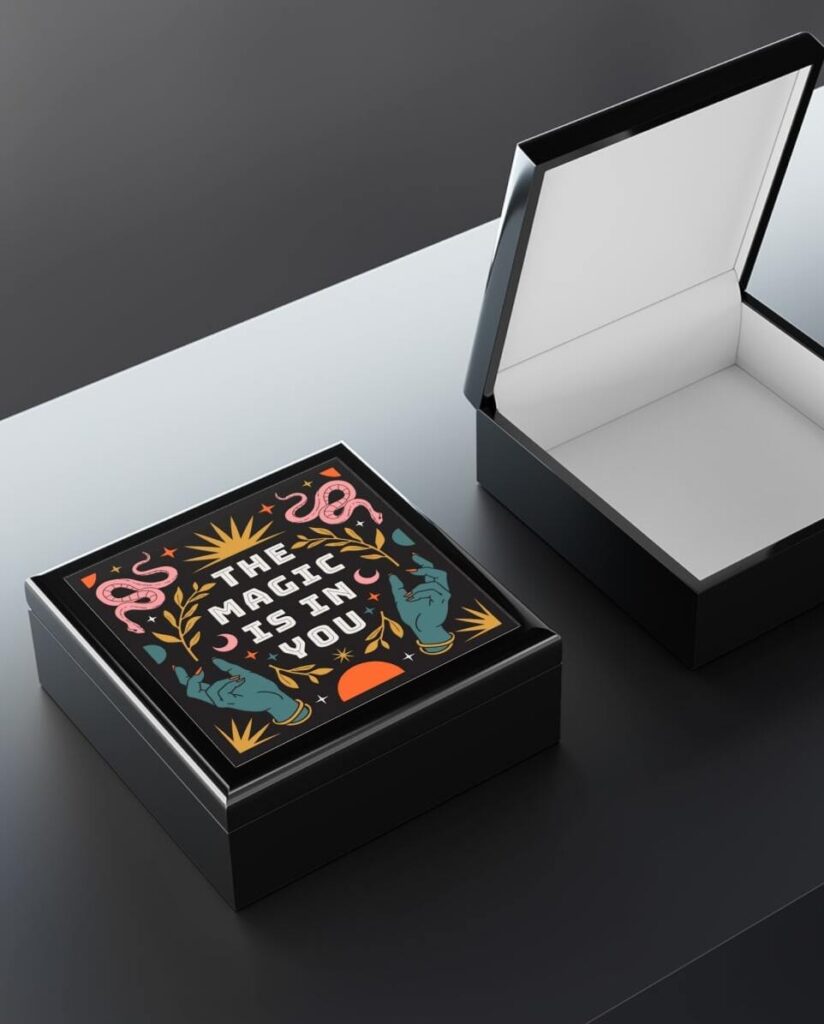 Personalized Jewelry Box Steps Custom Products 57