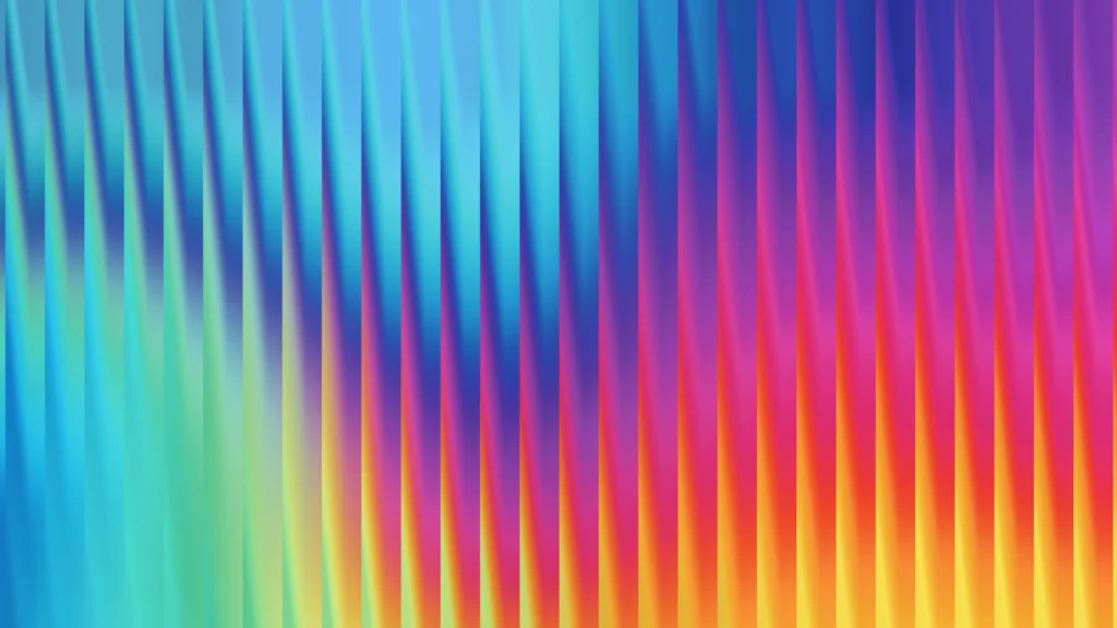 Vibrant colors and gradients