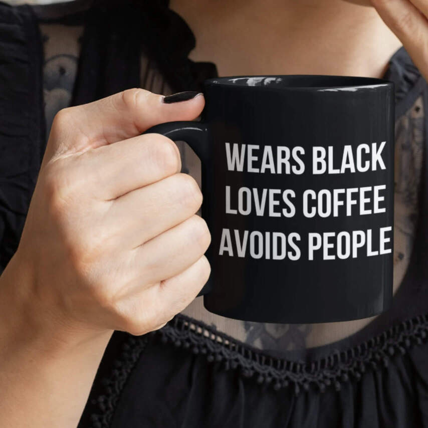 13 Wears Black Loves Coffee 50 Cup design ideas and resources 14