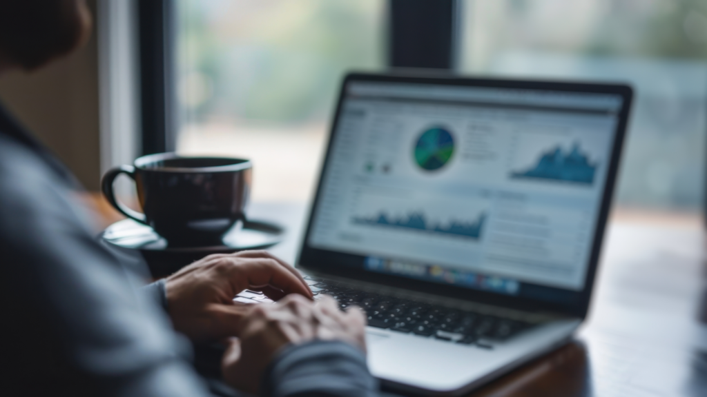 A person analyzing an eCommerce website’s performance.