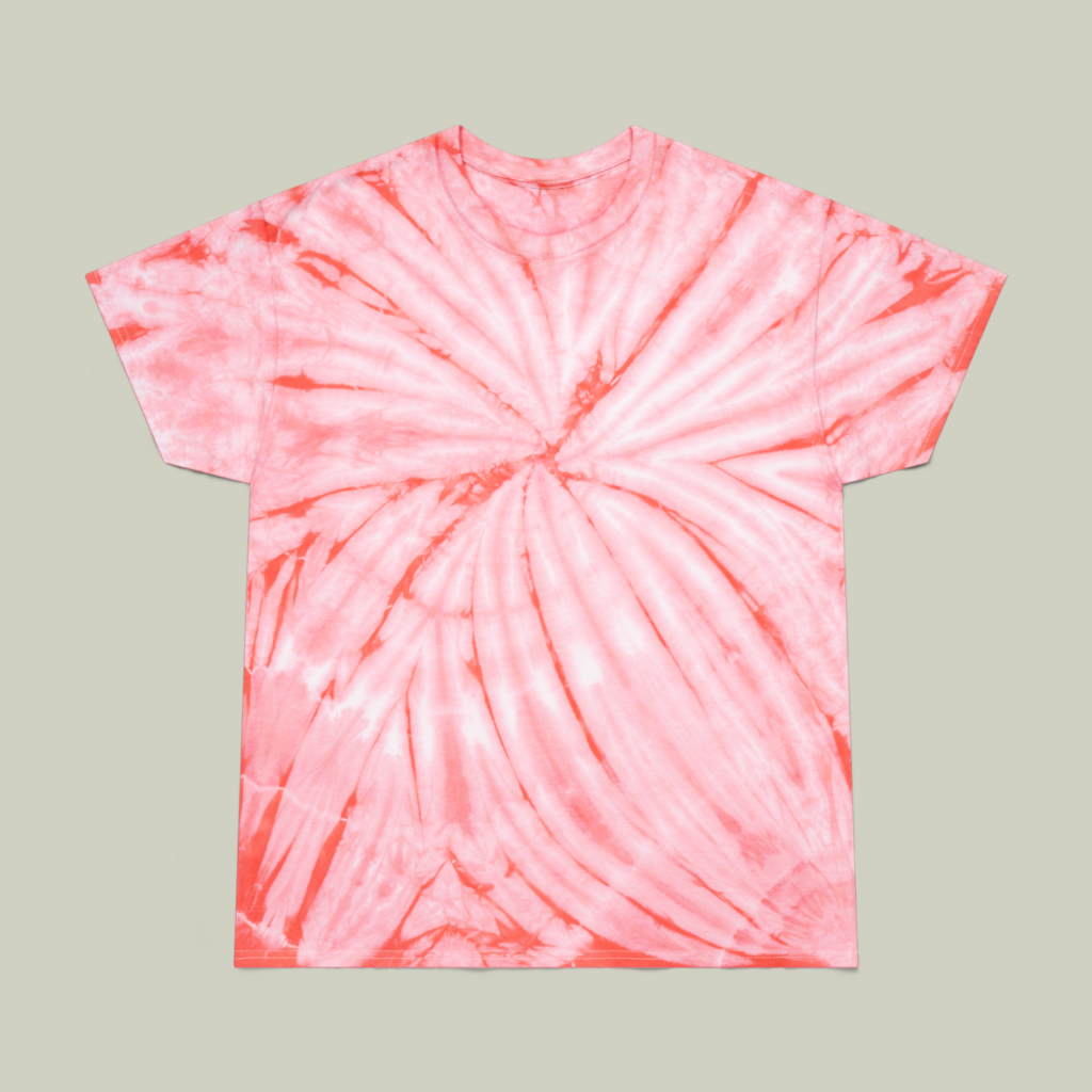 Pink and coral Pink and coral tie-dye t-shirt.