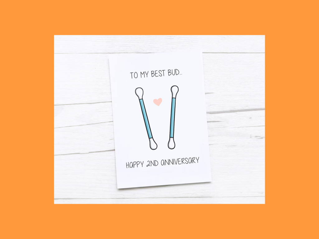 Punny anniversary cards An anniversary card.
