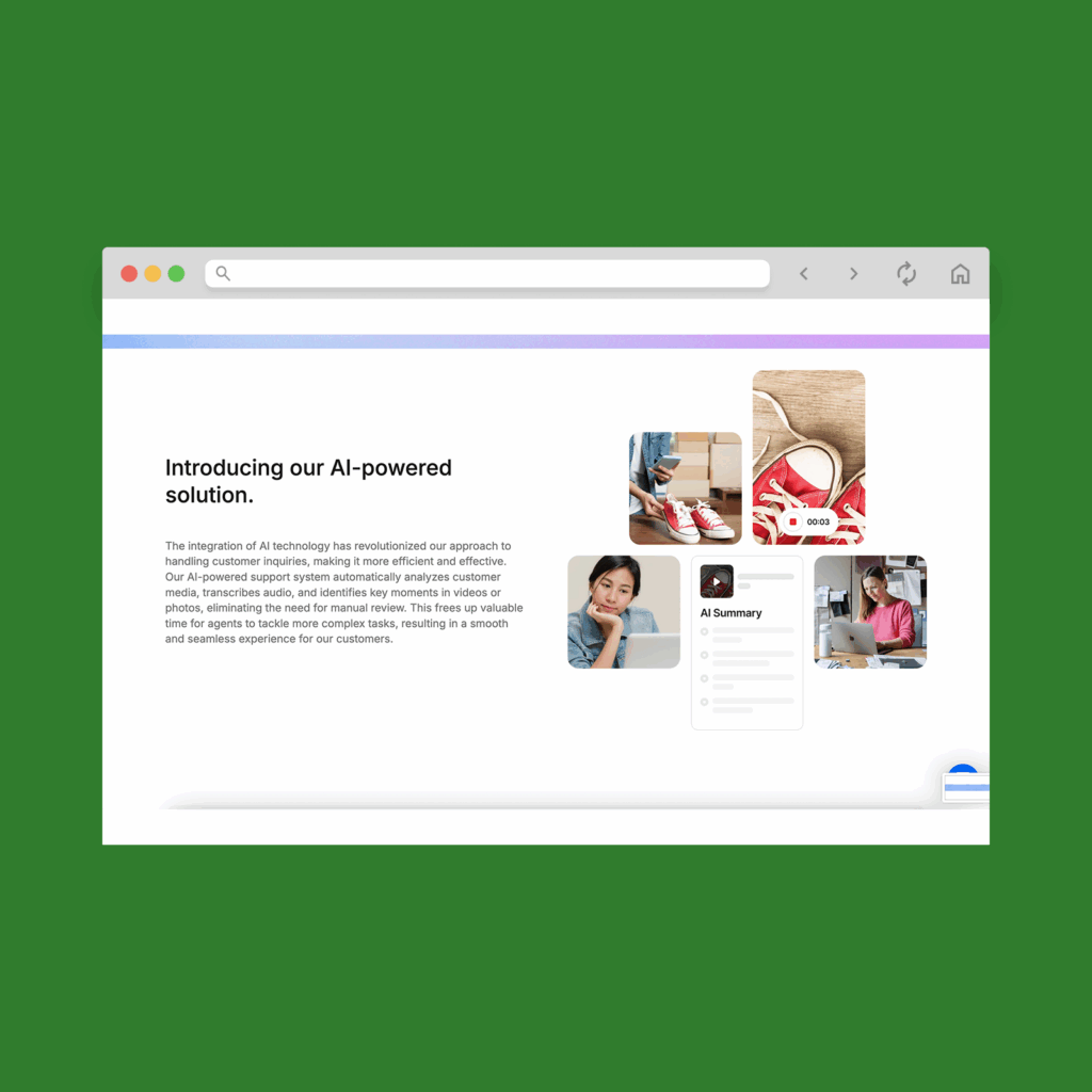 SnapCall homepage hero section screenshot mockup.
