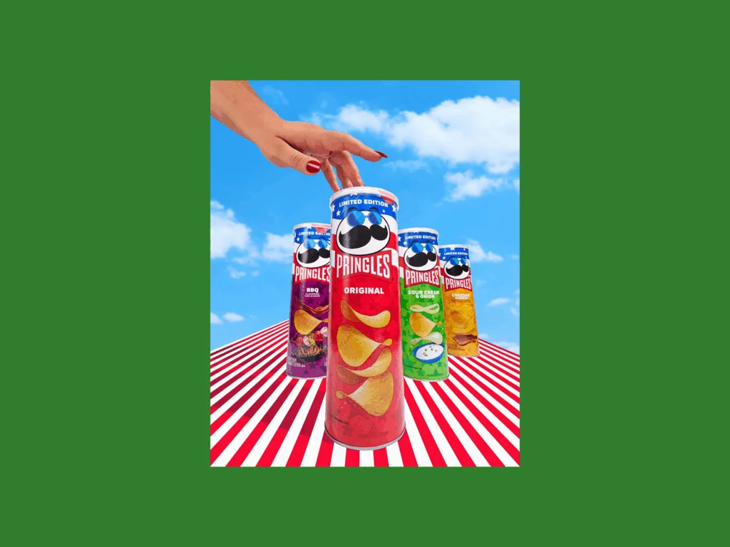 A screenshot of Pringles’ 4th of July marketing campaign.