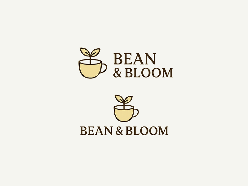 A logo on a light screen.