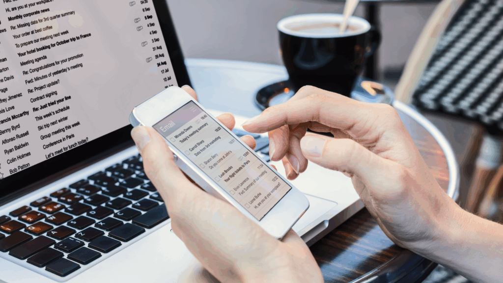 Email marketing and CRM Best Shopify apps Image illustrating steps to use a mobile app for enhancing business efficiency and growth strategies.