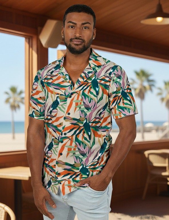 Hawaiian Shirts Printify Custom Hawaiian shirts 2