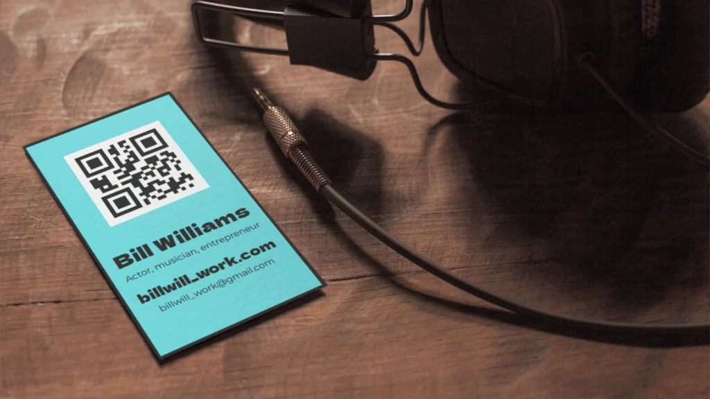 QR code integration business cards 30 business card ideas to make your brand stand out 5