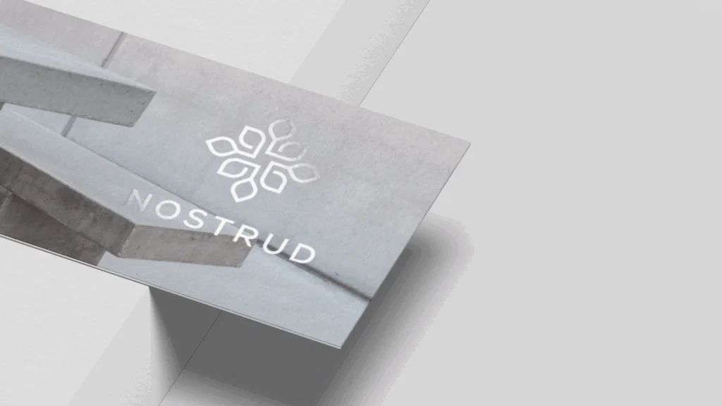 Spot UV gloss finish business card 30 business card ideas to make your brand stand out 6