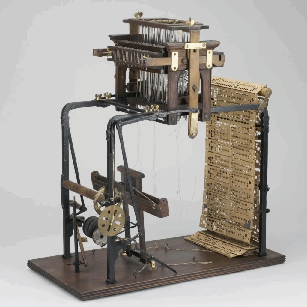 Model of a Jacquard loom