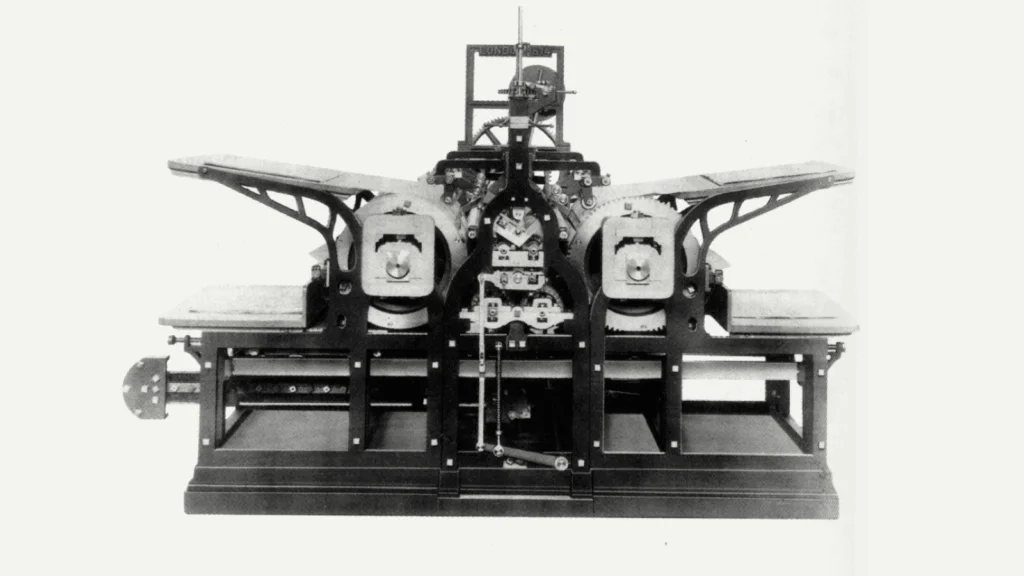 Koenig's steam-powered printing press