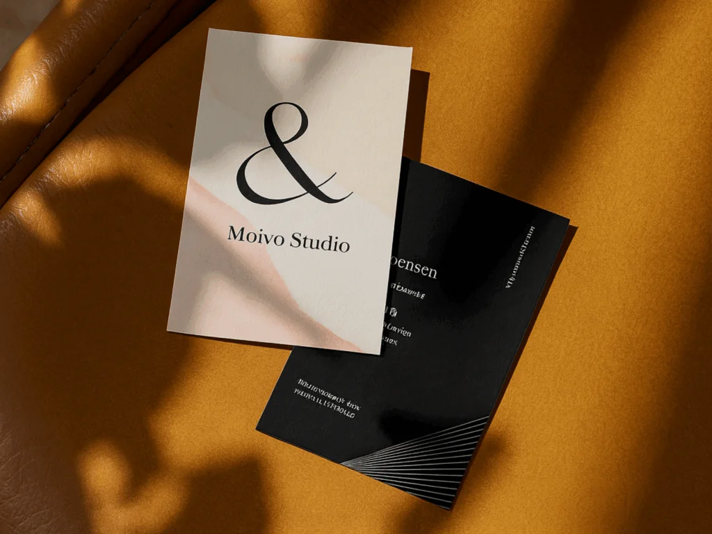 Vertical layout business cards 30 business card ideas to make your brand stand out 4